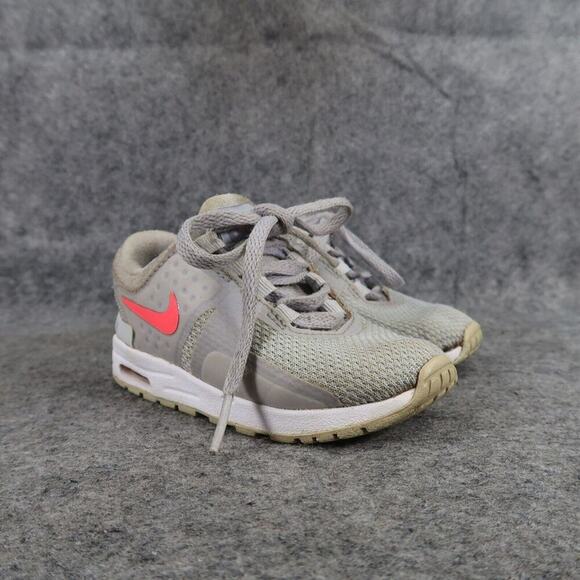 Nike Shoes Kids 8 Sneakers Athletic Trainers Air Max Zero Low Grey Toddler Child - Picture 1 of 16